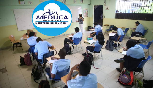 Conoce toda la información del siguiente periodo de tres meses en las escuelas. Foto: composiciónLR/La Prensa Panamá/MEDUCA
