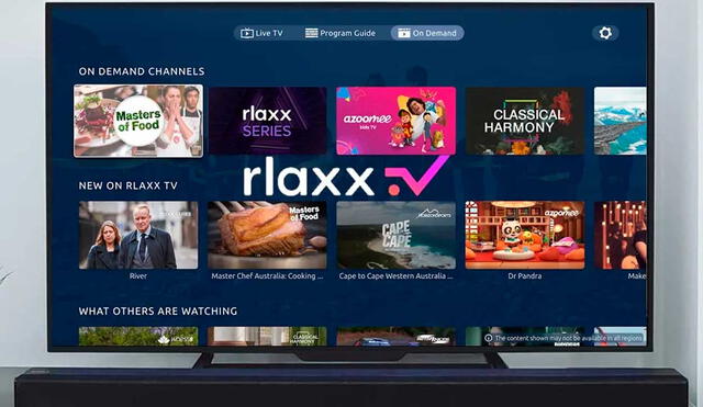 Además de tu Smart TV, rlaxx TV puede instalarse en celulares, tablets y computadoras. Foto: AndroidPhoria