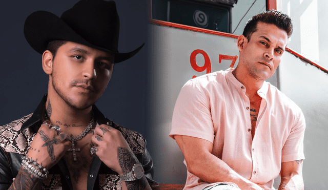 Christian Nodal y Domínguez son comparados tras última confirmación de romance del cantante mexicano. Foto: Christian Nadal Instagram/América Televisión