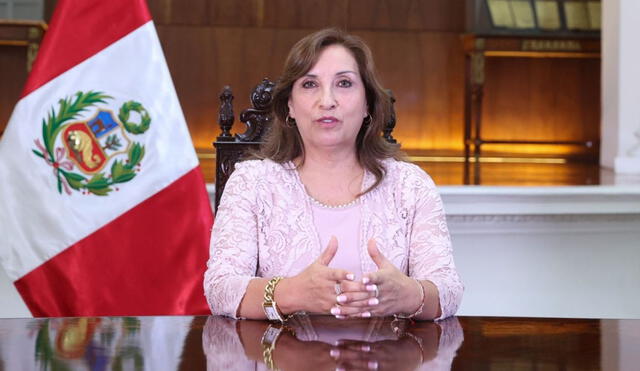 La jefa de Estado desvalidó la opinión ciudadana. Foto: Presidencia