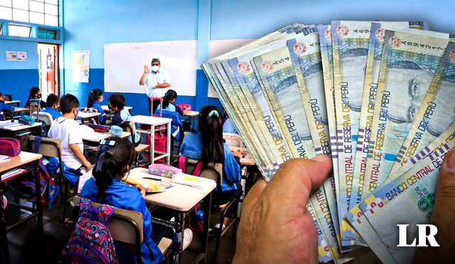 El bono de escolaridad se entrega a maestros que tienen hijos. Foto: composición LR   