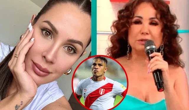 Ana Paula Consorte y Paolo Guerrero iniciaron su romancee en agosto del 2022. Foto: Composición LR/Ana Paula Consorte/Paolo Guerrero/Instagram/Captura América TV