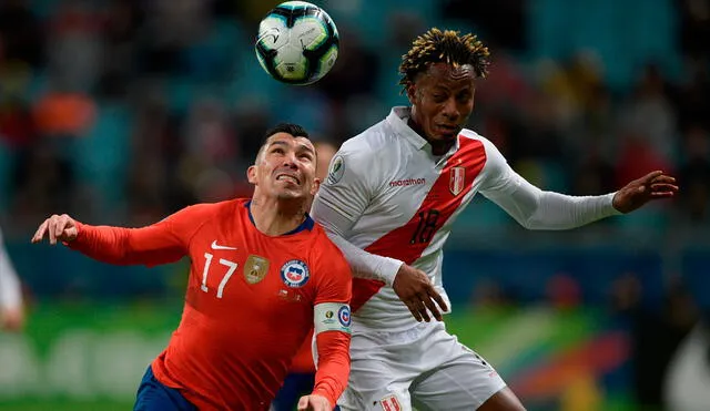 La última vez que chocaron Perú y Chile fue en semifinales de la Copa América 2019. Foto: AFP