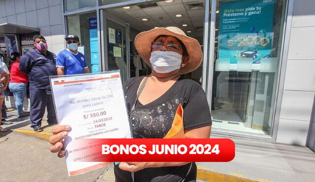 El Estado continuará con la entrega de bonos durante todo el 2024. Foto: Andina