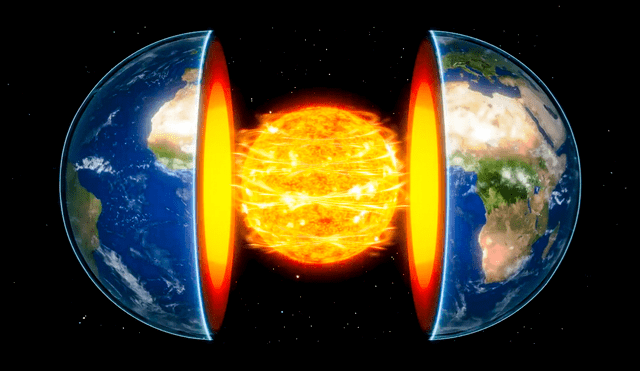El núcleo de la Tierra empezó a moverse más lento desde 2010. Foto: composición LR / captura de Youtube