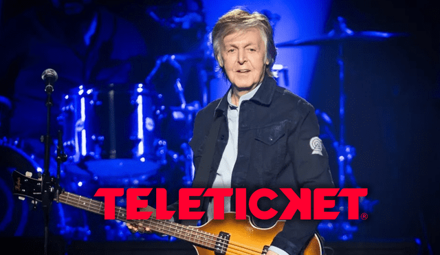 Teleticket venderá las entradas para el concierto de Paul McCartney. Foto: composición LR/Teleticket/El Universal