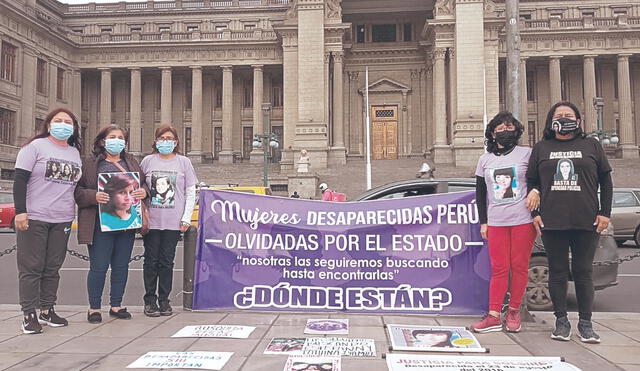 Por ellas. La Policía emite a diario fichas con fotografías de personas desaparecidas, la mayoría de ellas son mujeres. Es urgente iniciar su búsqueda. Foto: difusión