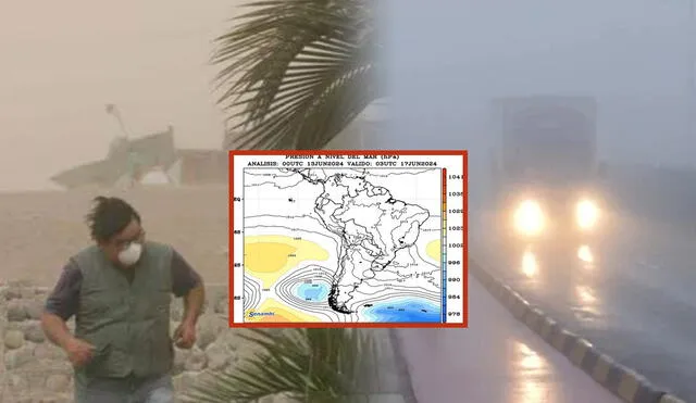 El Anticiclón del Pacífico Sur acarreará una serie de consecuencias en la costa peruana. Foto: composición LR/Claudia Beltrán/Senamhi/El Peruano
