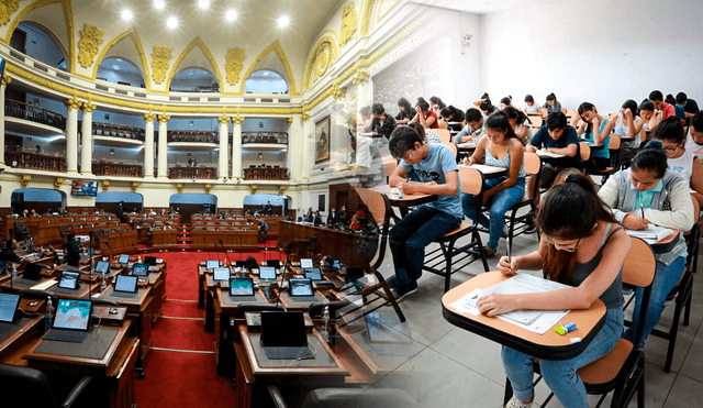 El pleno debatirá la creación de tres nuevas universidades en las próximas horas. Foto: composición de Gerson Cardoso/La República