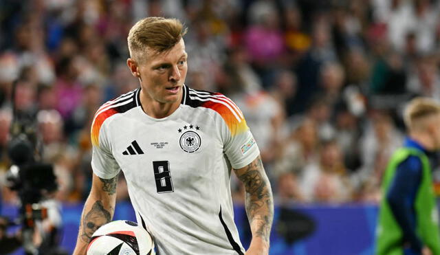 Toni Kroos jugará su última Eurocopa 2024 con la selección de Alemania. Foto: AFP