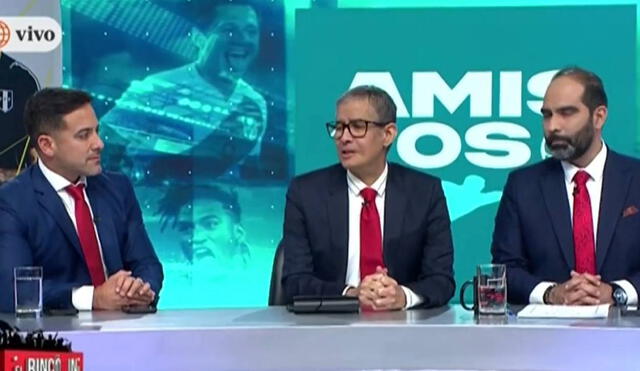 Erick Osores reapareció en las cámaras de América Televisión para comentar el partido de Perú. Foto: captura/América TV