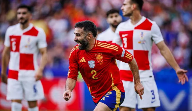 España sumó 3 puntos en el grupo B de la Eurocopa 2024. Foto: AFP.