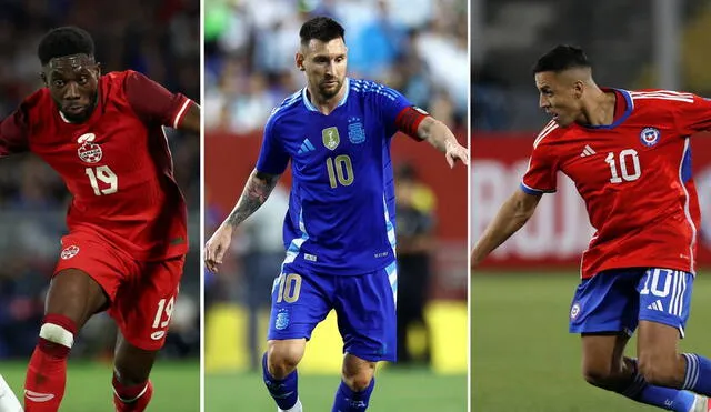 Davies, Messi y Sánchez serán rivales de Perú en la Copa América 2024. Foto: AFP