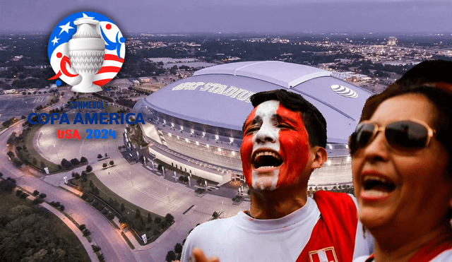 La ciudad de Arlington en Texas se jugará el partido inicial de Perú por la Copa América. Foto: composición LR/Conmebol