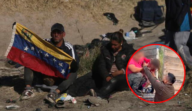 En 2023, se registraron 113.108 migrantes venezolanos en México, según un estudio de Statista. Foto: composición LR/AFP/INM