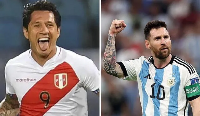 Gianluca Lapadula y Lionel Messi son los dos máximos referentes de sus selecciones. Foto: composición LR/AFP
