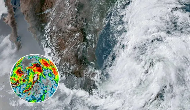 La tormenta tropical Alberto podría convertirse en ciclón con vientos de 65 km/h en las próximas 48 horas. Foto: composiciónLR/N+/24 Horas