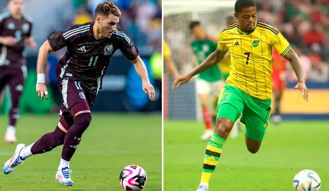 México y Jamaica jugarán por segunda vez en una Copa América. Foto: composición de LR/Santiago Giménez/AFP