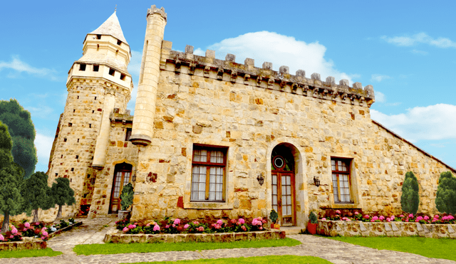 el castillo medieval, que conocemos en Colombia. Foto: Eje21