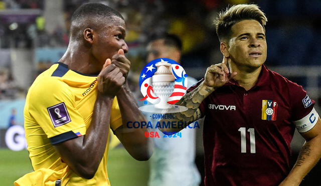 Venezuela y Ecuador jugarán el sábado 22 de junio en el Levi's Stadium por la fecha 1 de la Copa América 2024. Foto: composición LR/AFP