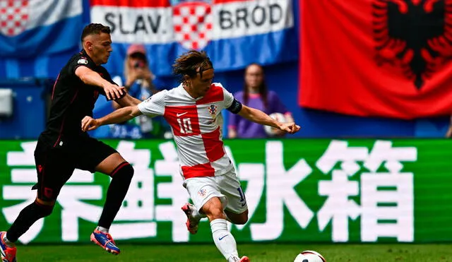 Croacia y Albania protagonizaron un partidazo por la Eurocopa 2024. Foto: AFP