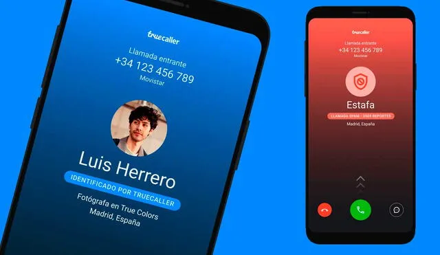 Este identificador de llamadas está disponible en Android y iPhone. Foto: Truecaller