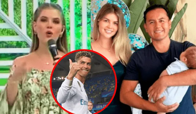 Brunella Horna y Richard Acuña se casaron en enero del 2023. Foto: Composición LR/Captura América TV/Brunella Horna/Cristiano Ronaldo/Instagram