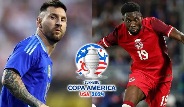 Descubre quién es el favorito en el primer partido de la Copa América 2024 entre Argentina y Canadá, según las casas de apuestas. Foto: composición LR/Copa América