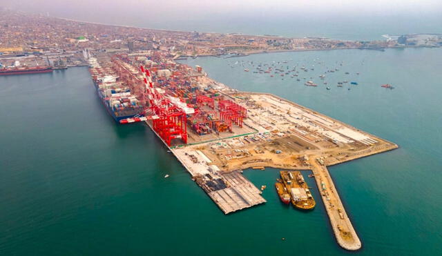 AMP Terminals maneja el 40% del puerto con el lado norte; DP World, el 60% con el lado sur. Foto: difusión / Andina