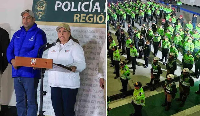 Críticas en redes sociales cuestionan la efectividad del operativo 'Amanecer Seguro' de la Policía Nacional del Perú. Foto: composición LR/Andina