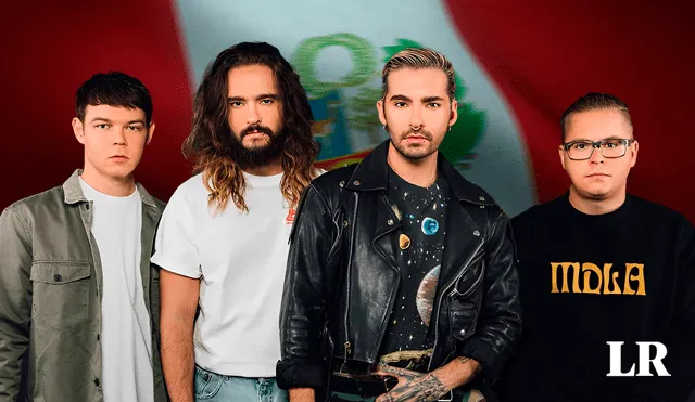 Tokio Hotel en Perú. Banda alemana está integrada por Bill Kaulitz, Tom Kaulitz, Georg Listing y Gustav Schäfer. Foto: composición LR/Jazmin Ceras/Universal Music Group