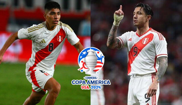 Piero Quispe jugará su primera Copa América, mientras que para Gianluca Lapadula será la segunda. Foto: composición de LR/AFP