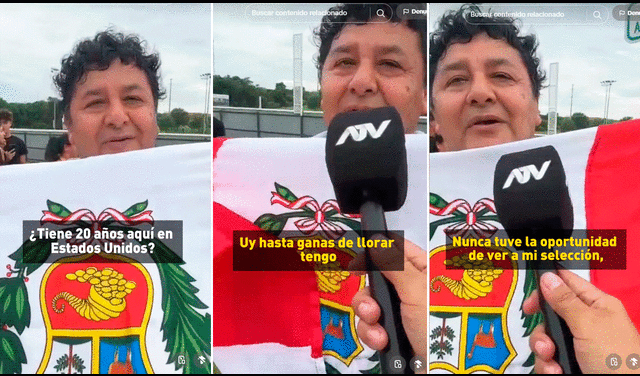 Las palabras del peruano en Estados Unidos conmovieron a miles de usuarios en redes sociales. Foto: composición LR/TikTok