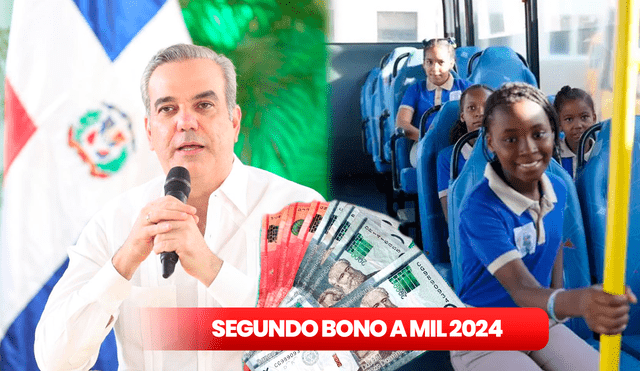 El Bono a Mil 2024 tuvo una primera entrega en el mes de febrero. Foto: composición LR / Gobierno de la República Dominicana / Coopcentral