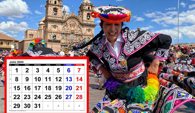 Descubre los días feriados y no laborables durante el mes de julio. Foto: Composición LR/Andina.