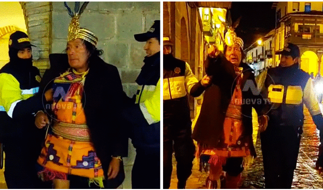 un hombre disfrazado de inca fue el protagonista de un nuevo video viral que sacó más de una sonrisa en las redes sociales. Foto: composición LR/TikTok