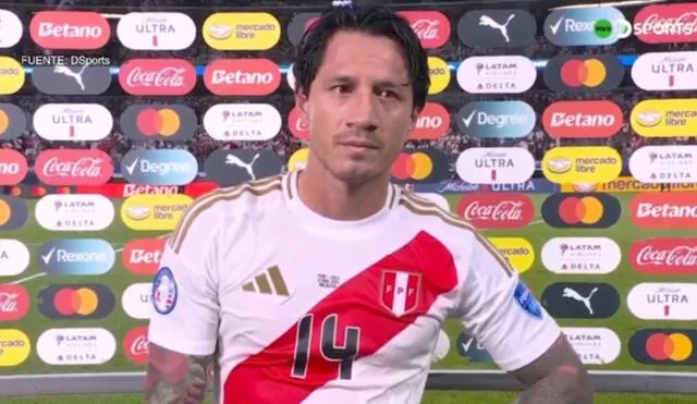 Gianluca Lapadula fue titular en el empate de Perú ante Chile por la Copa América. Foto: captura/DSports