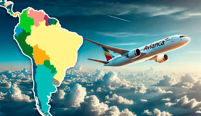 El vuelo más extenso de Sudamérica recorre una distancia de 4.871 kilómetros. Foto: composición de Jazmin Ceras/La República/Freepik/Dall-e de ChatGPT
