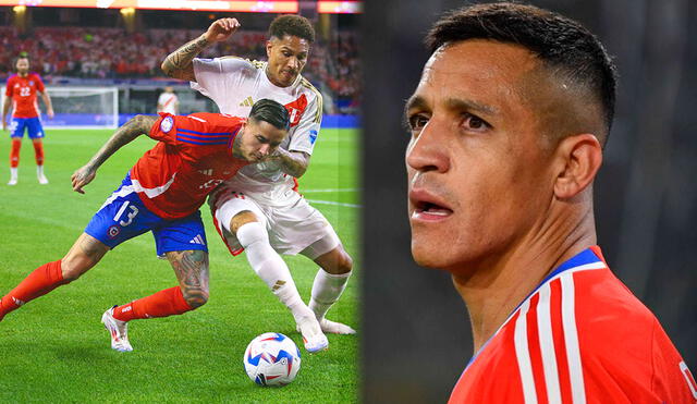 Alexis Sánchez fue titular en el empate de Chile vs. Perú por la Copa América 2024. Foto: Composición LR/AFP/Agencia UNO