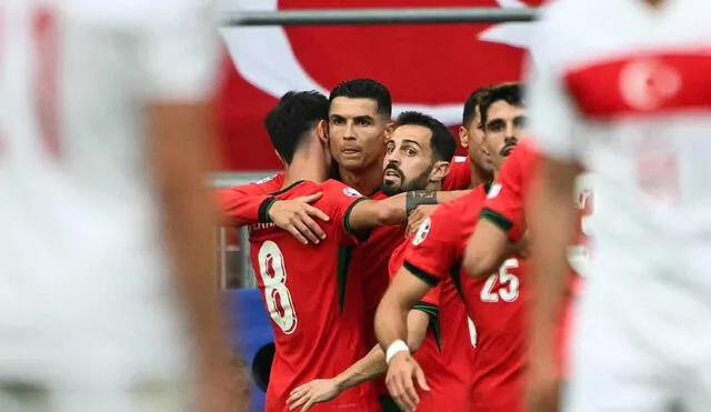 Tras este triunfo, Portugal sumó 6 puntos y aguarda por su partido contra Georgia en la última jornada. Foto: AFP