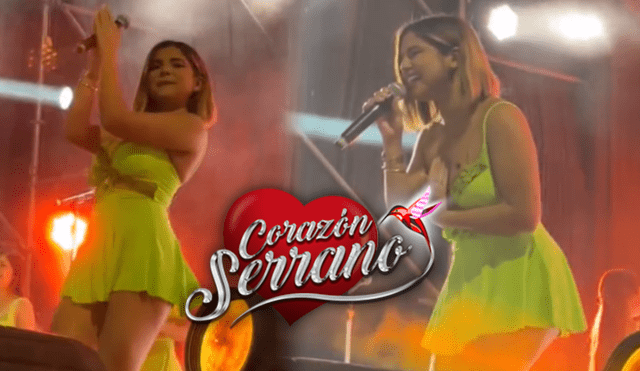 Susana Alvarado es viral tras cantar 'Lo Siento' en un concierto de Corazón Serrano. Foto: composición LR/TikTok/Corazón Serrano