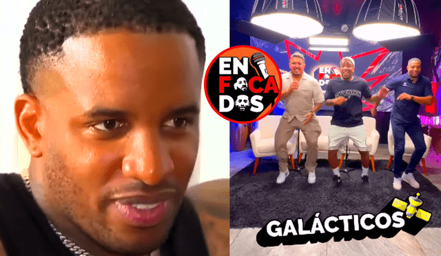 Jefferson Farfán estrenó su podcast 'Enfocados' en marzo de este año. Foto: composición LR/América TV/YouTube/Enfocados