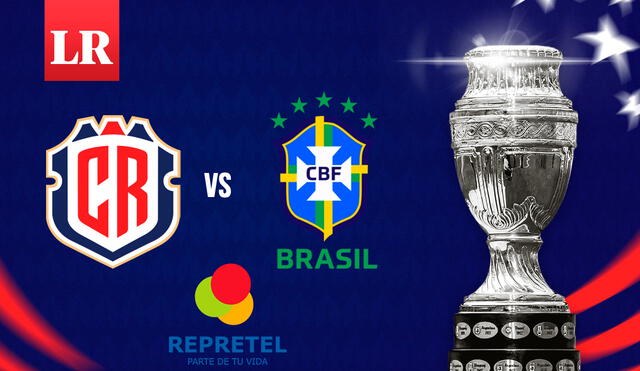 Costa Rica integra el Grupo D junto a Brasil, Paraguay y Colombia en la presente edición de la Copa América 2024. Foto: composición LR