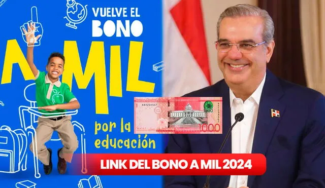 El gobierno dominicano implementa el Bono a MIl para garantizar el acceso a la educación. Foto: composición LR / Gobierno de la República Dominicana