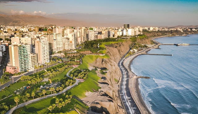Miraflores es considerado el centro cosmopolita de Lima por los encuestados. La preferencia es del 11,26%. Foto: Andina