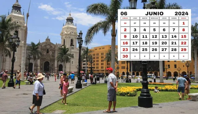 El 2024 cuenta con 16 feriados. Foto: composición LR / Andina