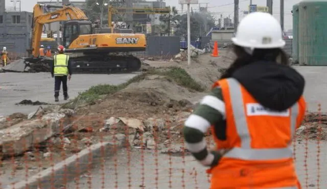 Las obras de la Línea 2 del Metro de Lima se ven afectadas por incumplimientos de la empresa. Foto: Andina