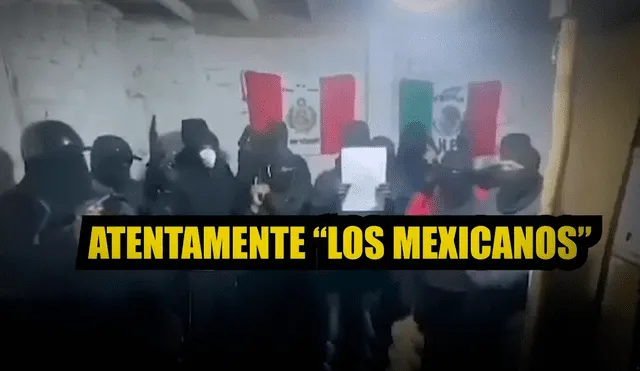 'Los Mexicanos' atemorizan a mototaxistas de Santa Anita con el cobro de cupos. Foto: Captura Panamericana Televisión