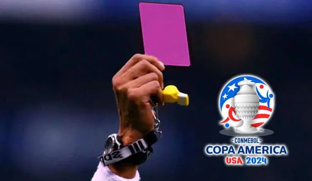 El fútbol está en constante cambio y una de sus novedades es la inclusión de la tarjeta rosa. Foto: composición LR/captura/Conmebol