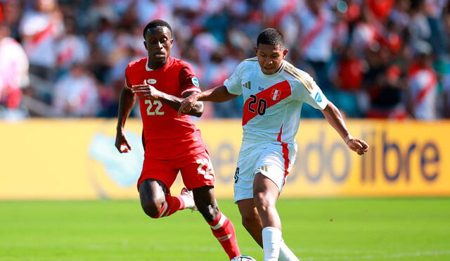 La selección peruana enfrentó a su similar de Canadá por la Copa América. Foto: AFP